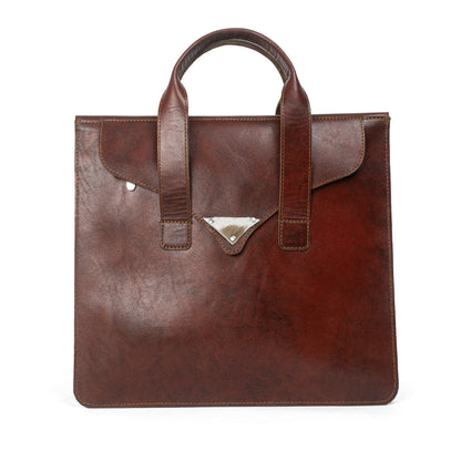 Heritage Luxe Maroon Leather Sleeve