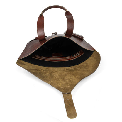 Heritage Luxe Maroon Leather Sleeve